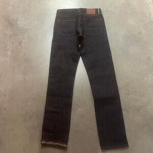 Gustin men's dark wash blue slim fit selvedge jeans USA made‎ 32